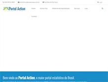 Tablet Screenshot of portalaction.com.br